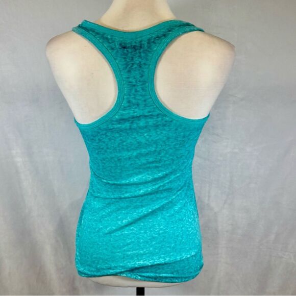 Two aqua turquoise summer racerback tank tops size large - Picture 8 of 9